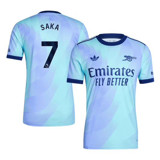 SAKA #7 Arsenal Third Maillot 2024/25 Authentique