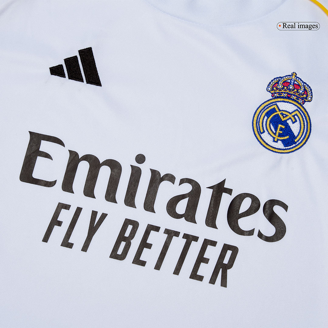 Real Madrid Domicile Maillot Kit 2025/26 Enfant Blanc