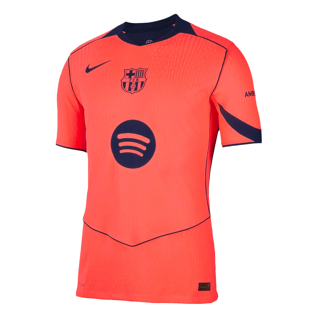 ROONY #19 Barcelone Third Maillot 2025/26 Orange Joueur - UCL