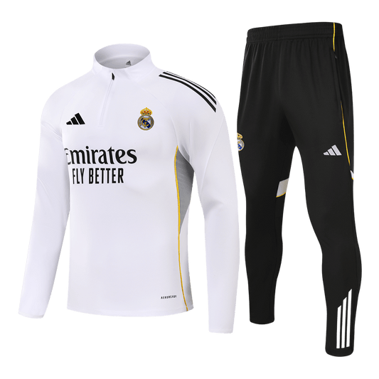 Real Madrid Sweatshirt Kit 2025/26 Enfant Blanc