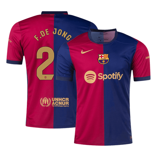 F.DE JONG #21 Barcelone Domicile Maillot 2024/25 - Super - Mon Maillot Foot Store