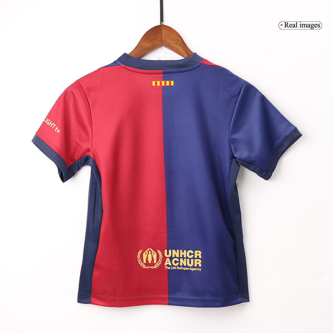 Barcelone Domicile Maillot Kit 2024/25 Enfant - Mon Maillot Foot Store