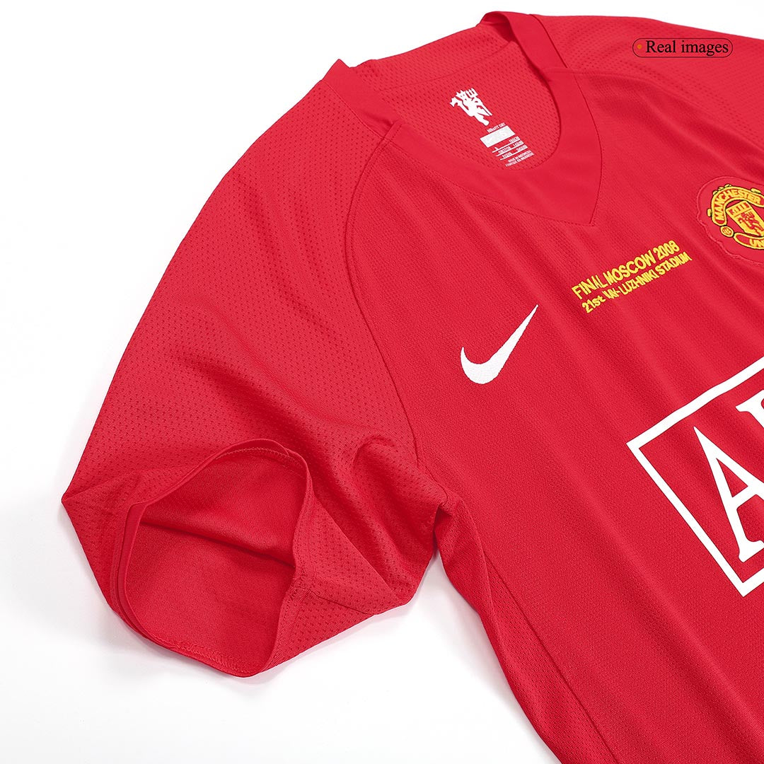 Vintage Manchester United Domicile Maillot 2007/08 - UCL Final