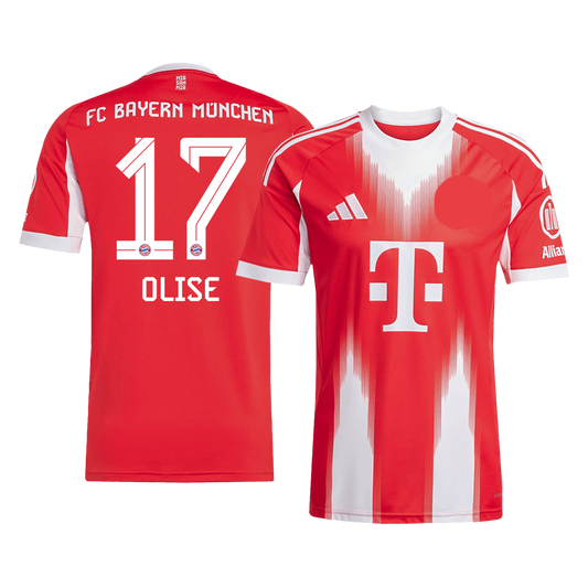 OLISE #17 Munich Domicile Maillot 2025/26 Rouge
