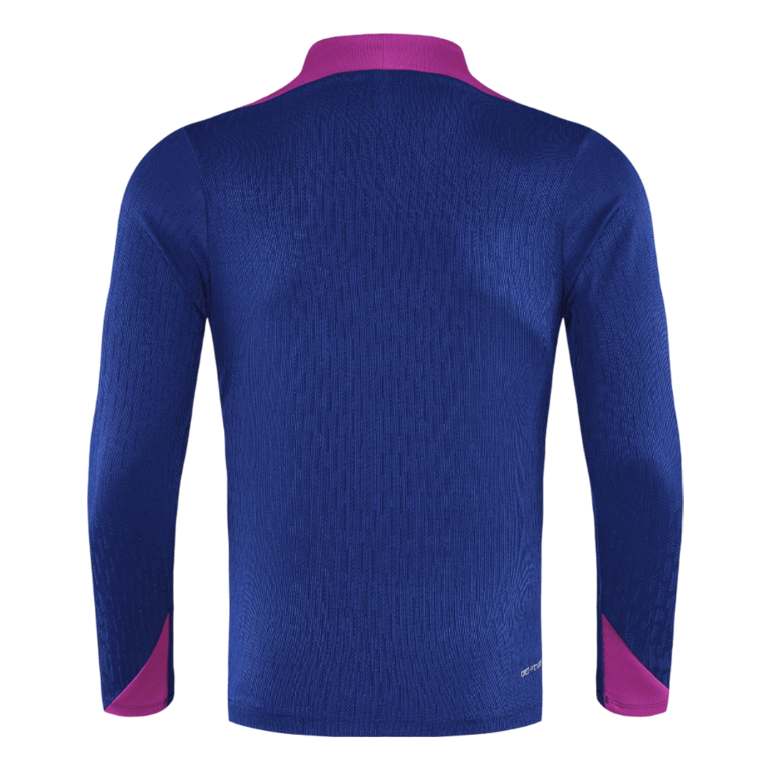 Barcelone Sweatshirt Kit 2025/26 Enfant Bleu marine