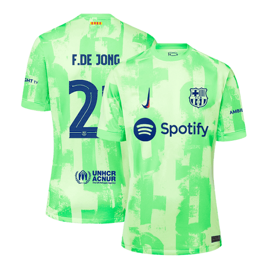 F.DE JONG #21 Barcelone Third Maillot 2024/25 UCL - Super - Mon Maillot Foot Store