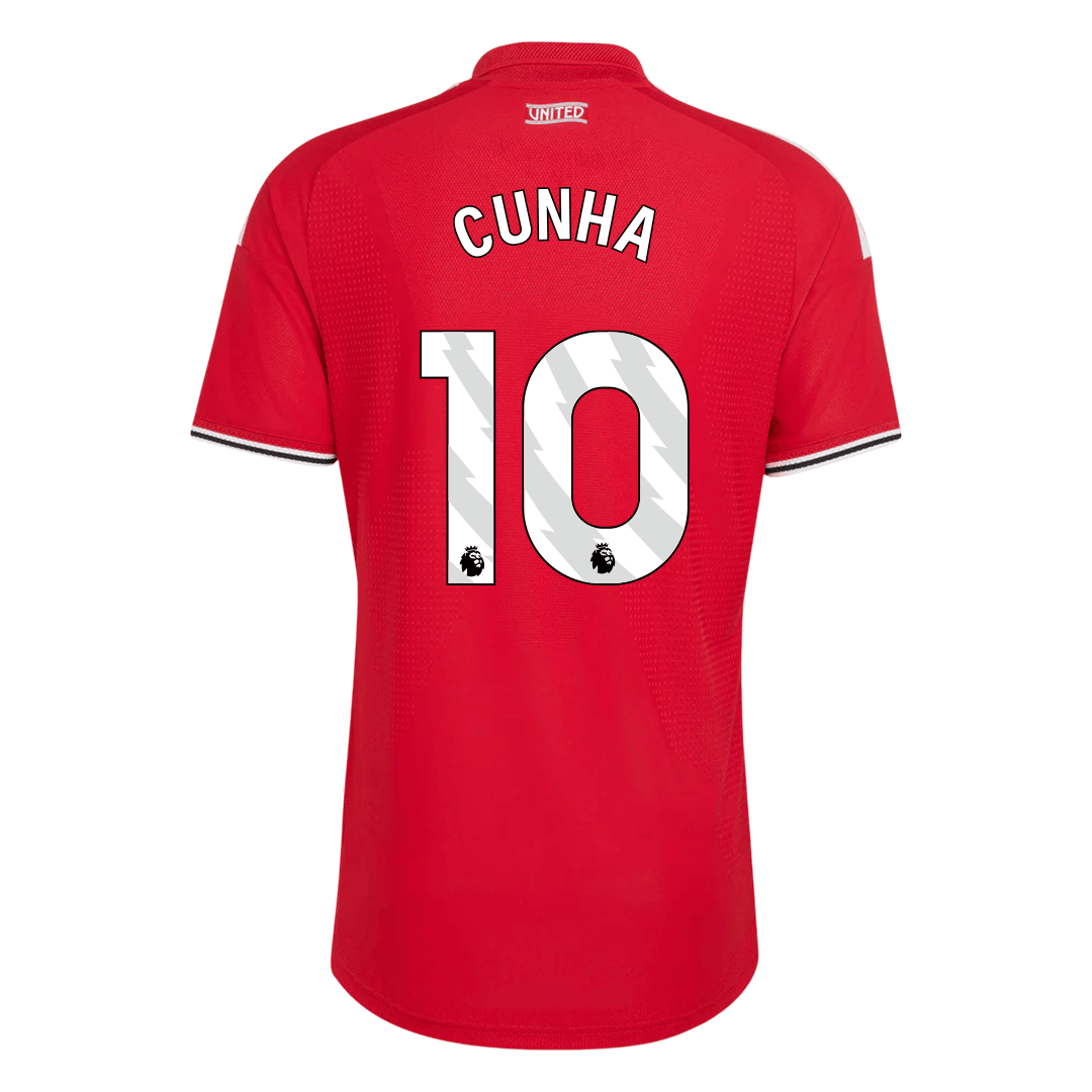 CUNHA #10 Manchester United Domicile Maillot 2026/27 Rouge Joueur