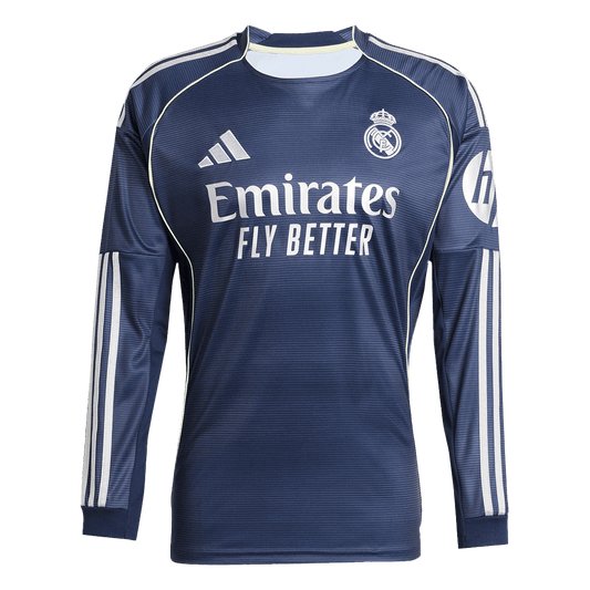 Real Madrid Extérieur Maillot Manches Longues 2025/26