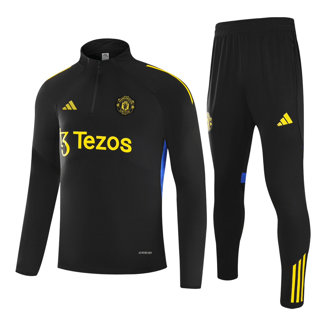 Manchester United Sweatshirt Kit 2025/26 Enfant Noir