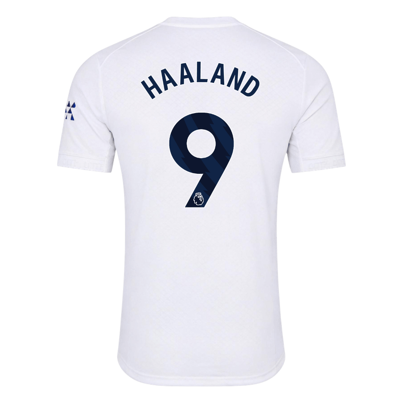 HAALAND #9 Manchester City Third Maillot 2026/27 Blanc Joueur
