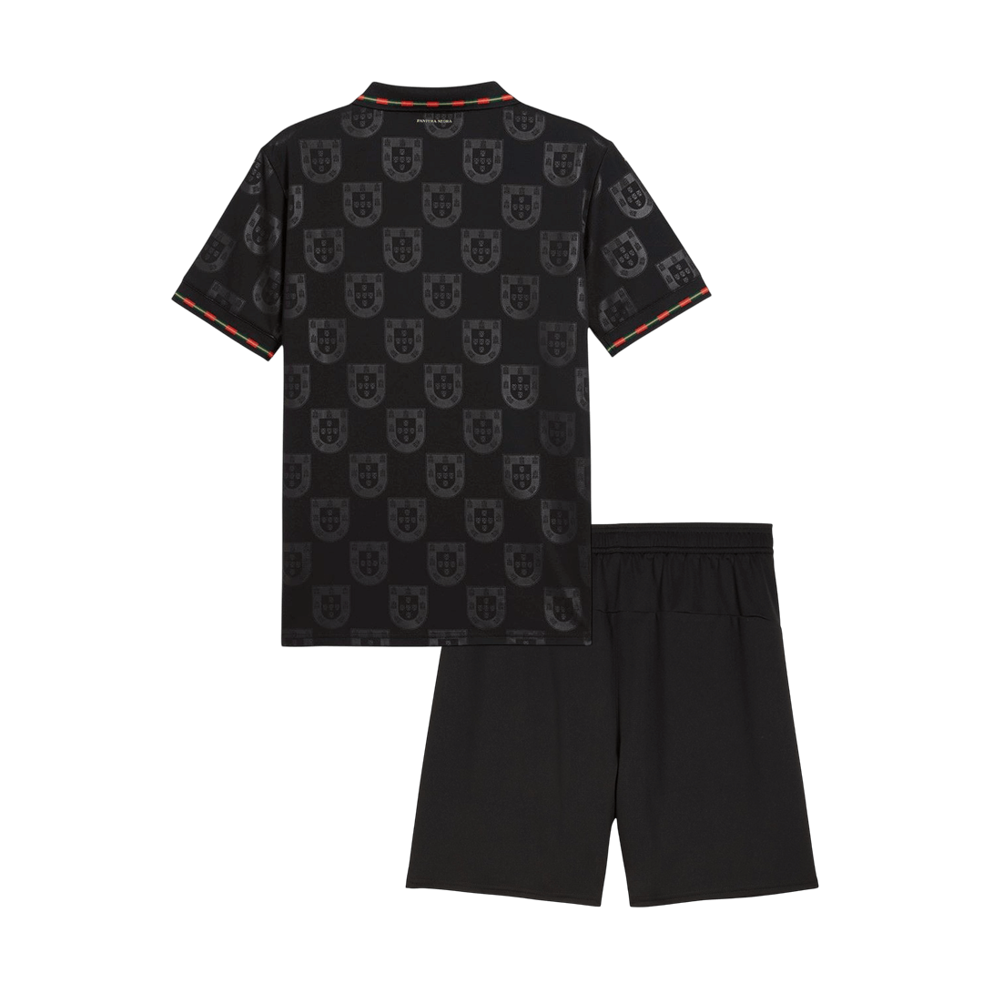 Portugal Maillot Kit Coupe du Monde 2026 Enfant Noir