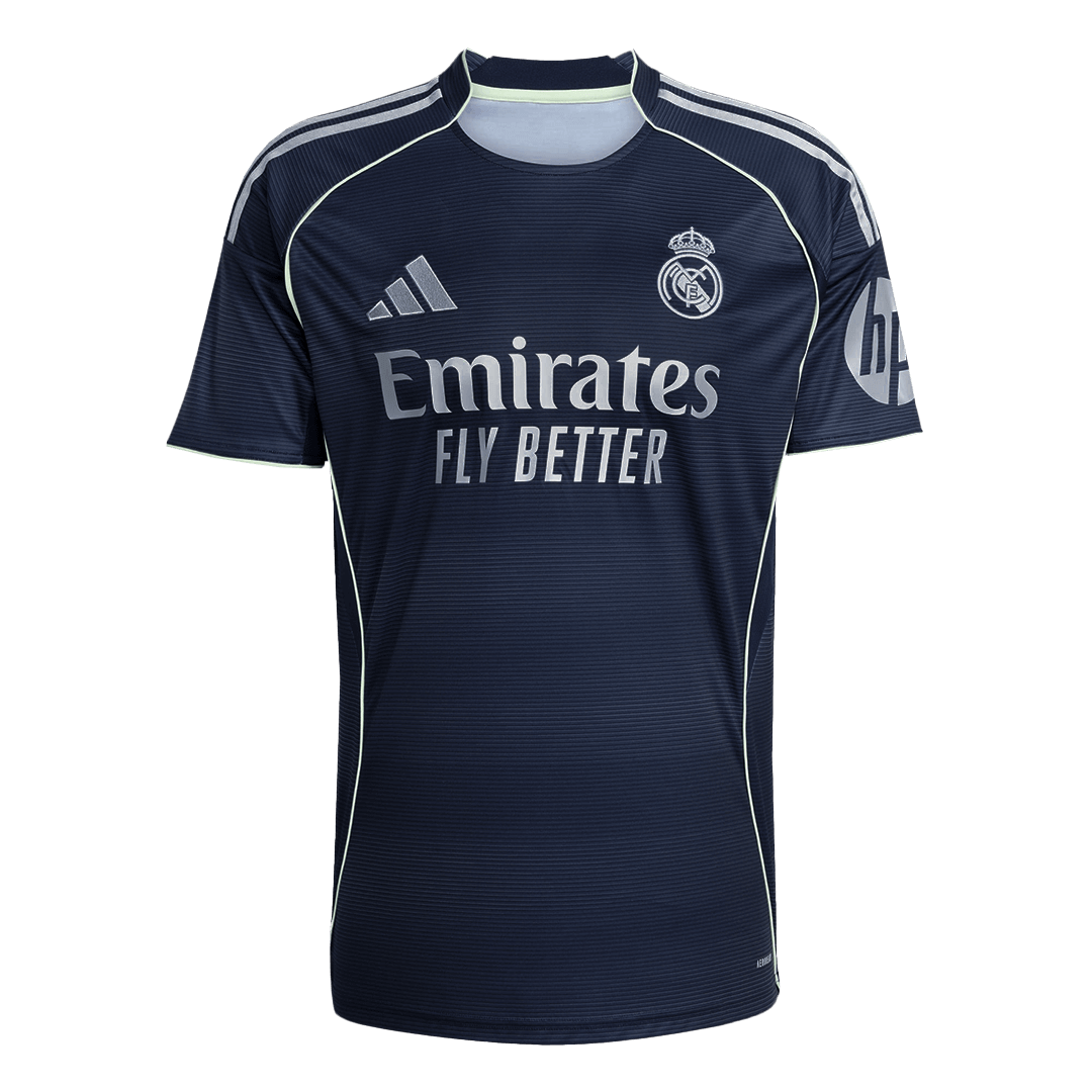 BELLINGHAM #5 Real Madrid Extérieur Maillot 2025/26 Grande Taille