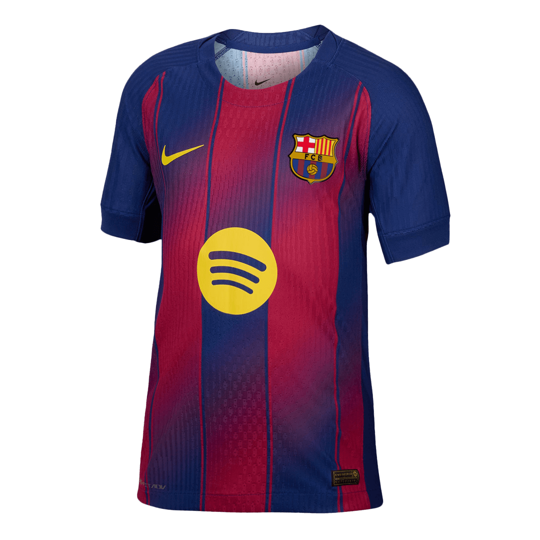 LAMINE YAMAL #10 Barcelone Domicile Maillot 2025/26 Authentique - UCL