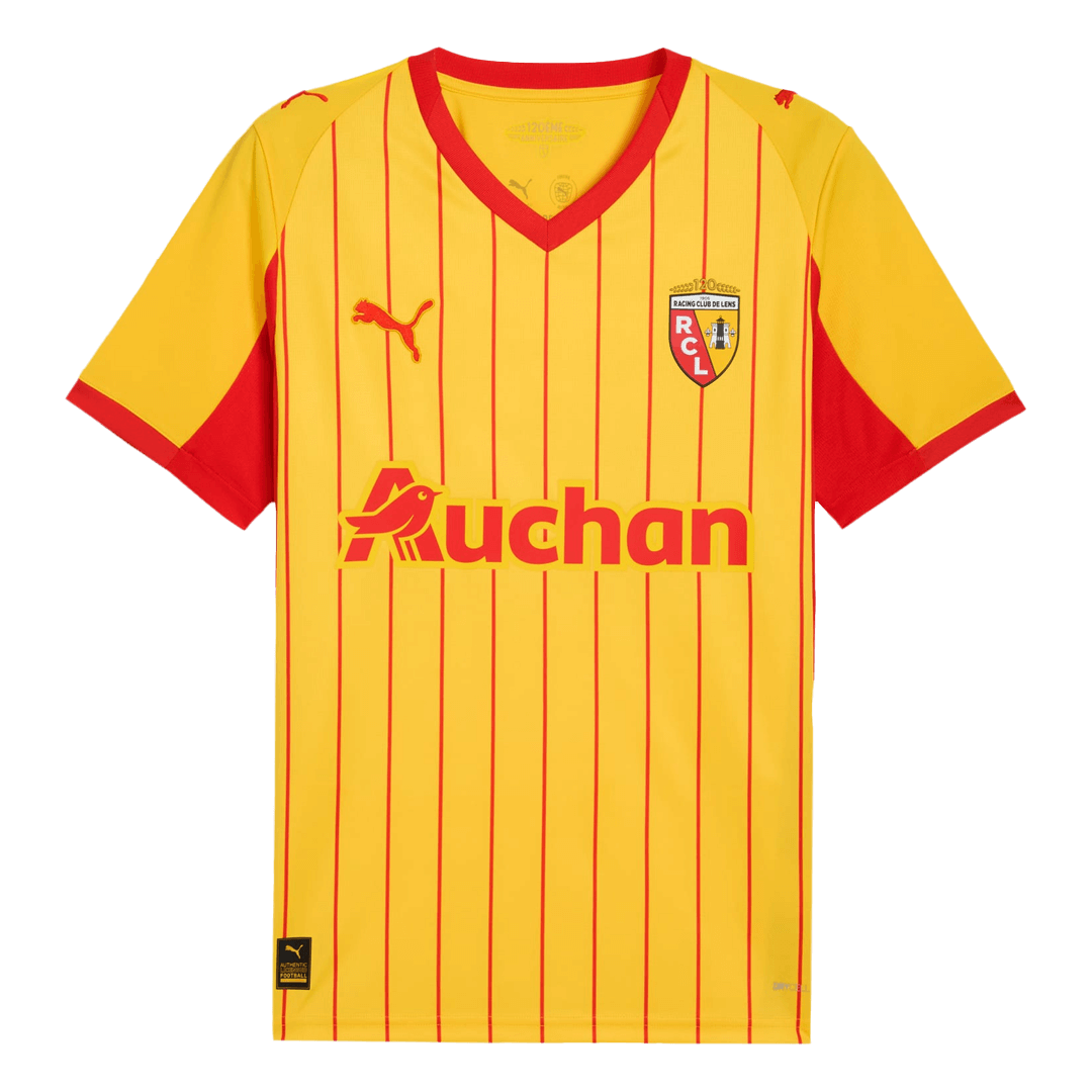 RC Lens Domicile Maillot 2025/26 Red&Yellow Grande Taille