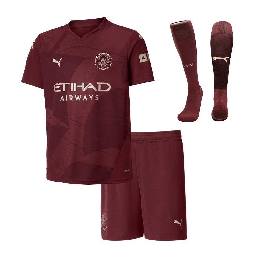 Manchester City Third Maillot Kit 2024/25 Enfant