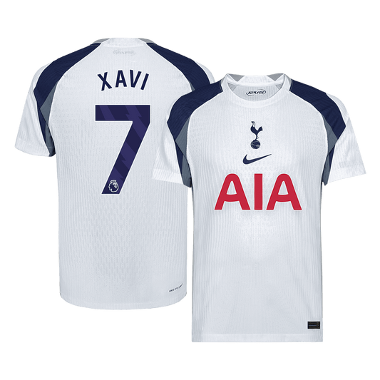 XAVI #7 Tottenham Hotspur Domicile Maillot 2025/26 Blanc Authentique