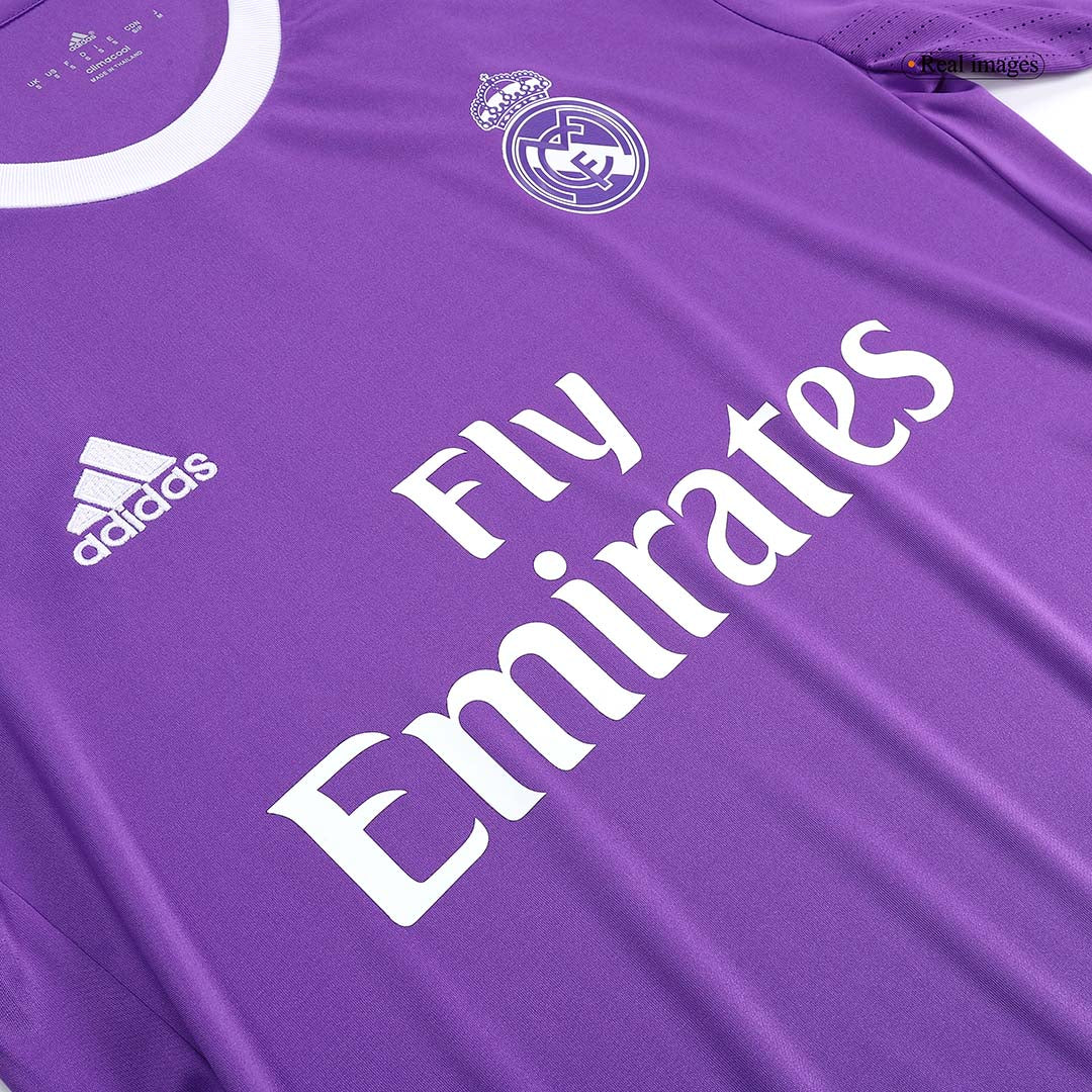 KROOS #8 Retro Real Madrid Extérieur Maillot Manches Longues 2016/17