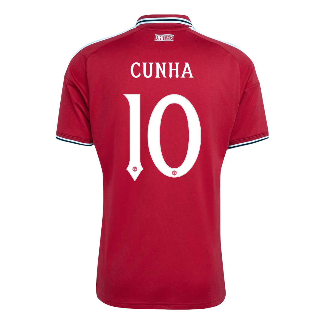 CUNHA #10 Manchester United Domicile Maillot 2026/27 Rouge - UCL