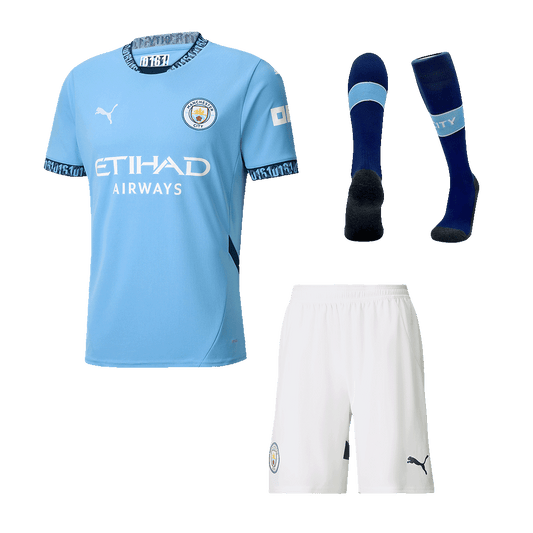 Manchester City Domicile Maillot Kit 2024/25 - Super