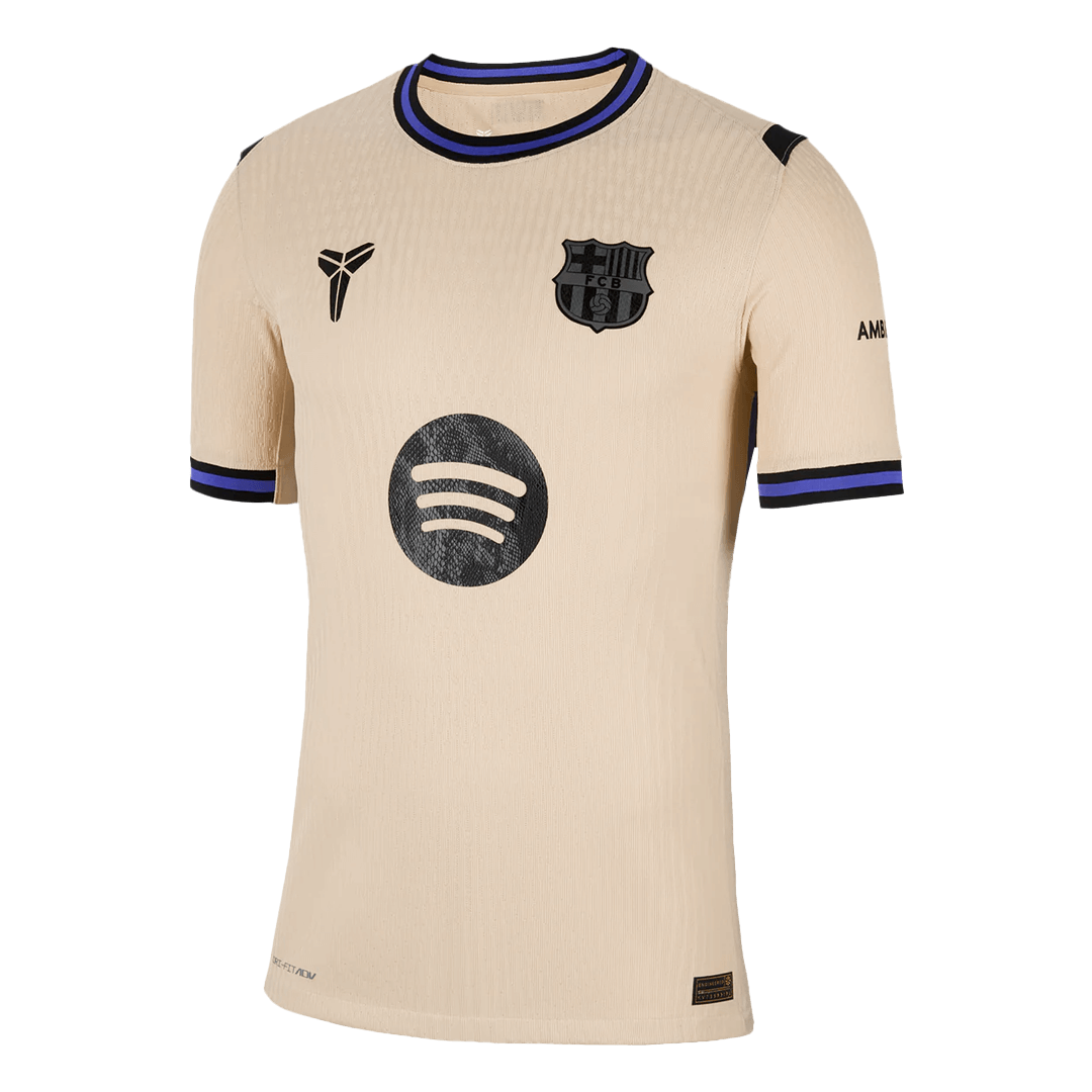 LAMINE YAMAL #10 Barcelone Extérieur Maillot 2025/26 Jaune Authentique - UCL