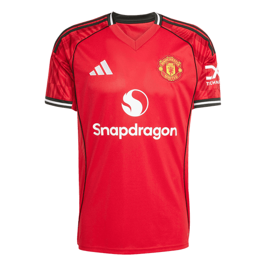 Manchester United Domicile Maillot 2025/26 Grande Taille