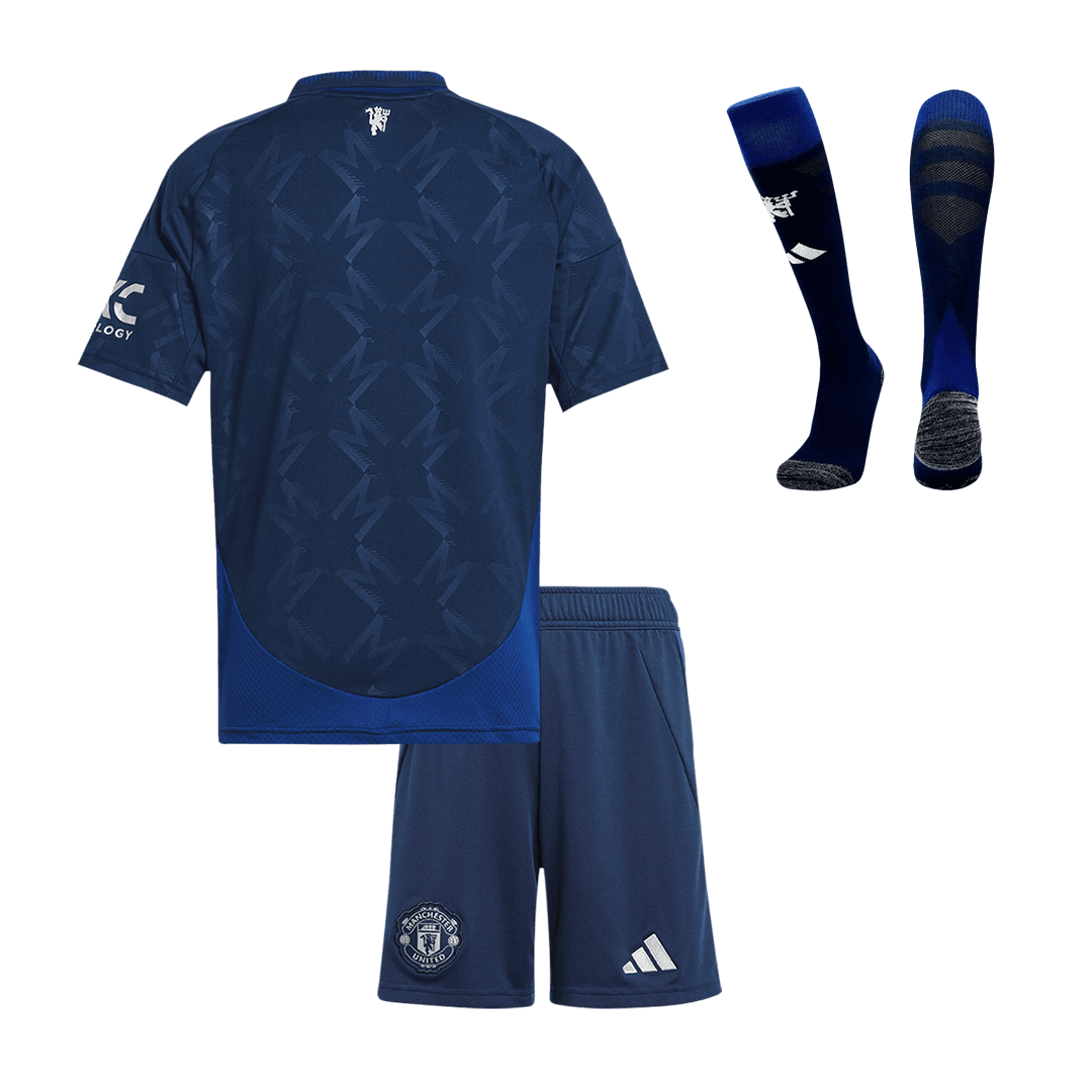 Manchester United Extérieur Maillot Kit 2024/25 Enfant - Mon Maillot Foot Store