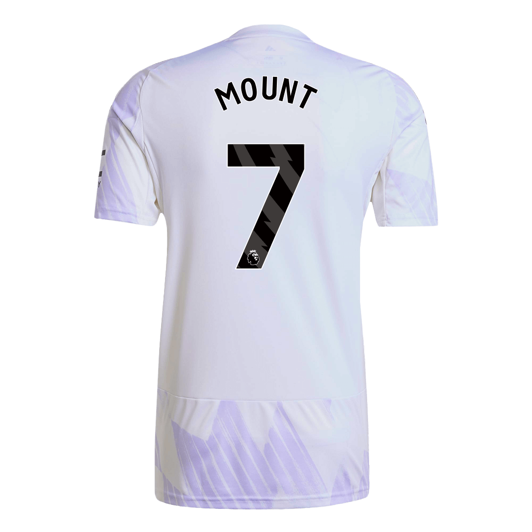 MOUNT #7 Manchester United Extérieur Maillot 2025/26 Blanc