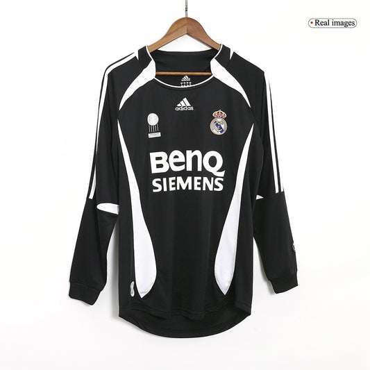 Retro Real Madrid Extérieur Maillot Manches Longues 2006/07