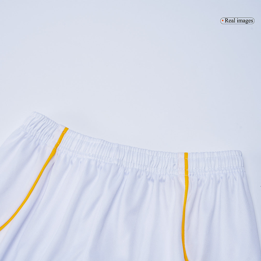 Real Madrid Domicile Maillot Kit 2025/26 Enfant Blanc