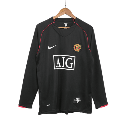 Retro Manchester United Extérieur Maillot Manches Longues 2007/08