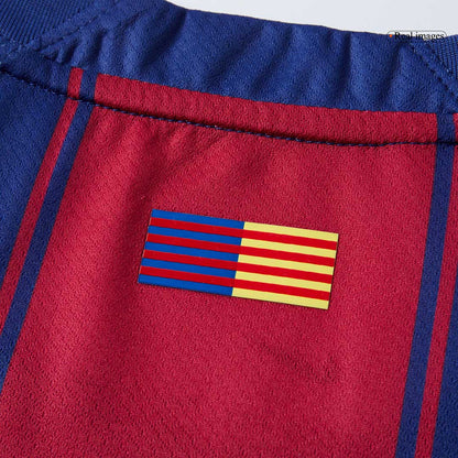 Barcelone Domicile Maillot Kit 2025/26 Rouge et Bleu