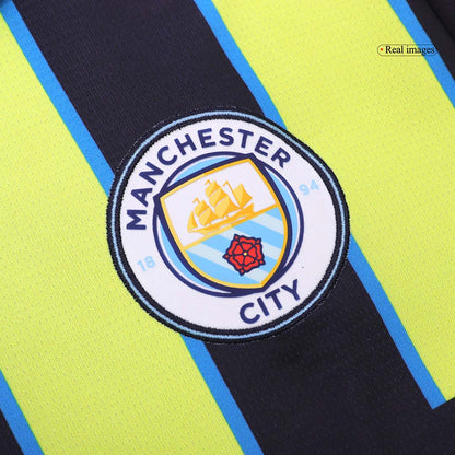 Manchester City Extérieur Maillot 2024/25 Grande Taille