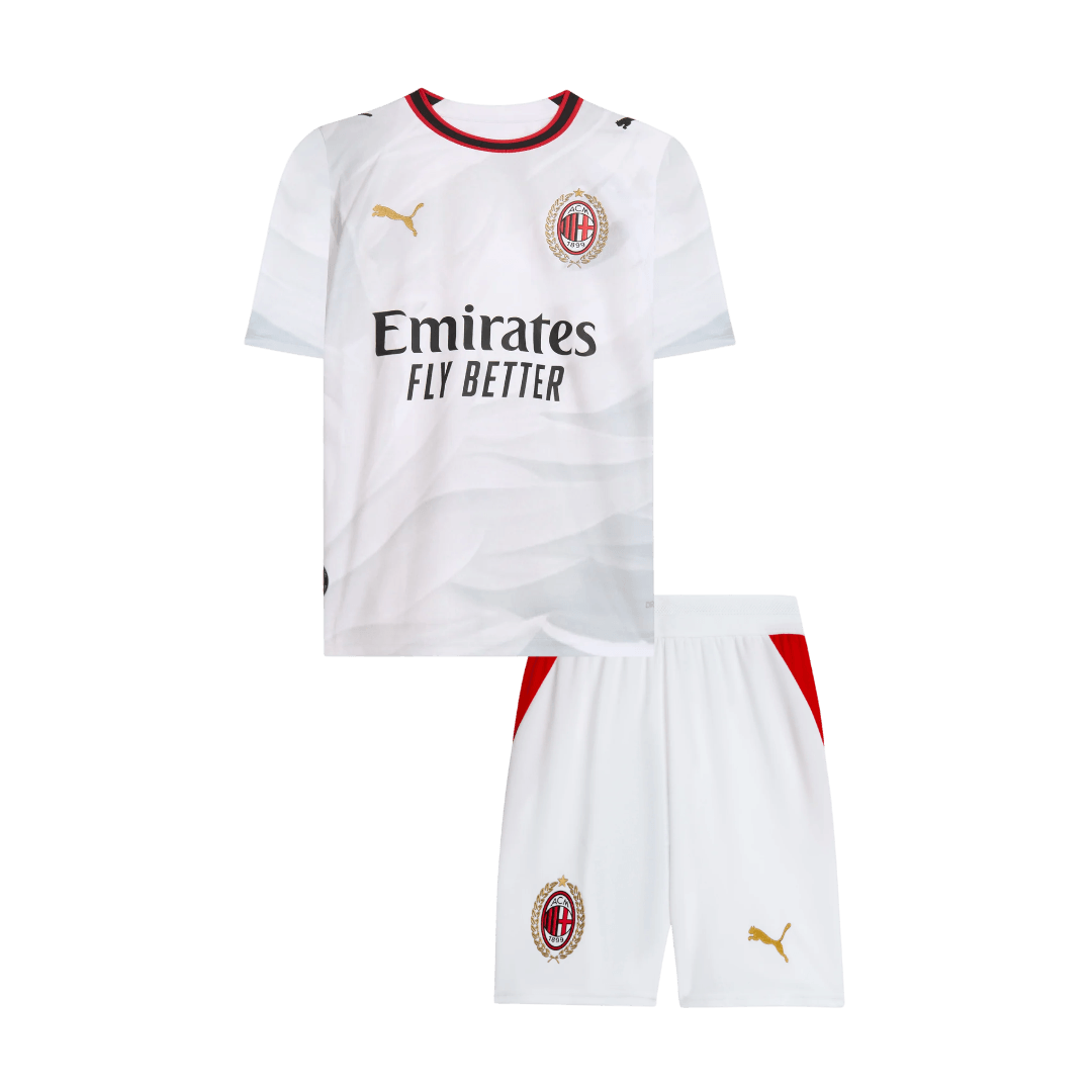 AC Milan Extérieur Maillot Kit 2026/27 Enfant Blanc