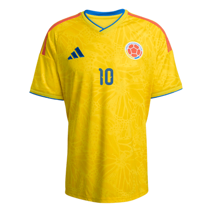 JAMES #10 Colombie Domicile Maillot Coupe du Monde 2026 Jaune