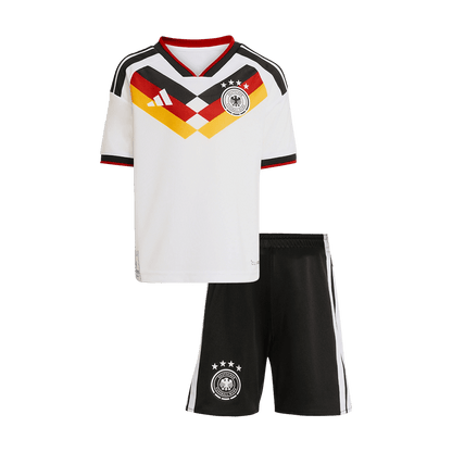 Allemagne Domicile Maillot Kit Coupe du Monde 2026 Enfant Blanc
