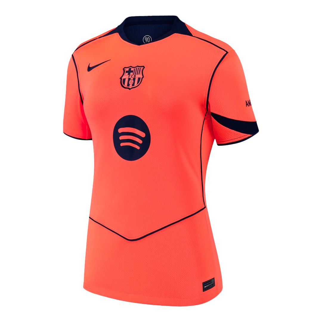 Vrouw Barcelona Derde Thuisshirt 2025/26 Oranje