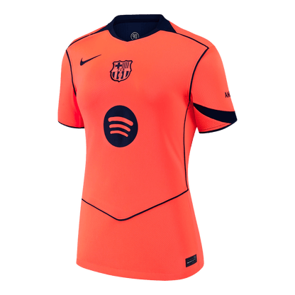Vrouw Barcelona Derde Thuisshirt 2025/26 Oranje