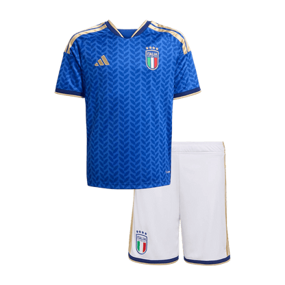 Italie Domicile Maillot Kit 2025/26 Junior Bleu