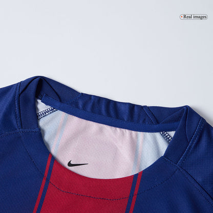 Barcelone Domicile Maillot Kit 2025/26 Rouge et Bleu