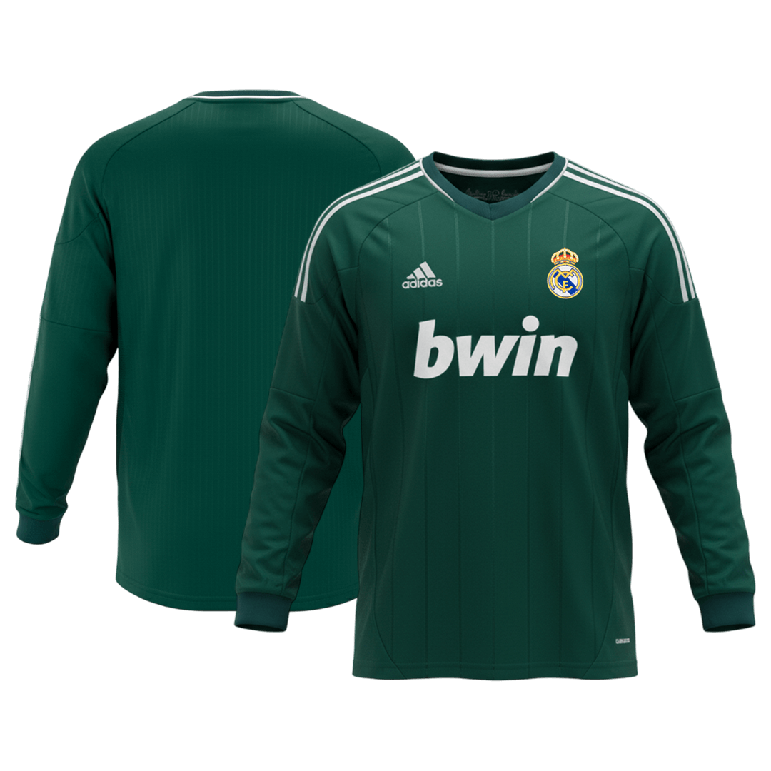 Retro Real Madrid Third Maillot Manches Longues 2012/13 Vert