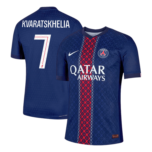 KVARATSKHELIA #7 Paris Saint-Germain Domicile Maillot 2025/26 Authentique