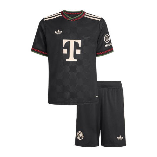 Munich Third Maillot Kit 2025/26 Junior Noir