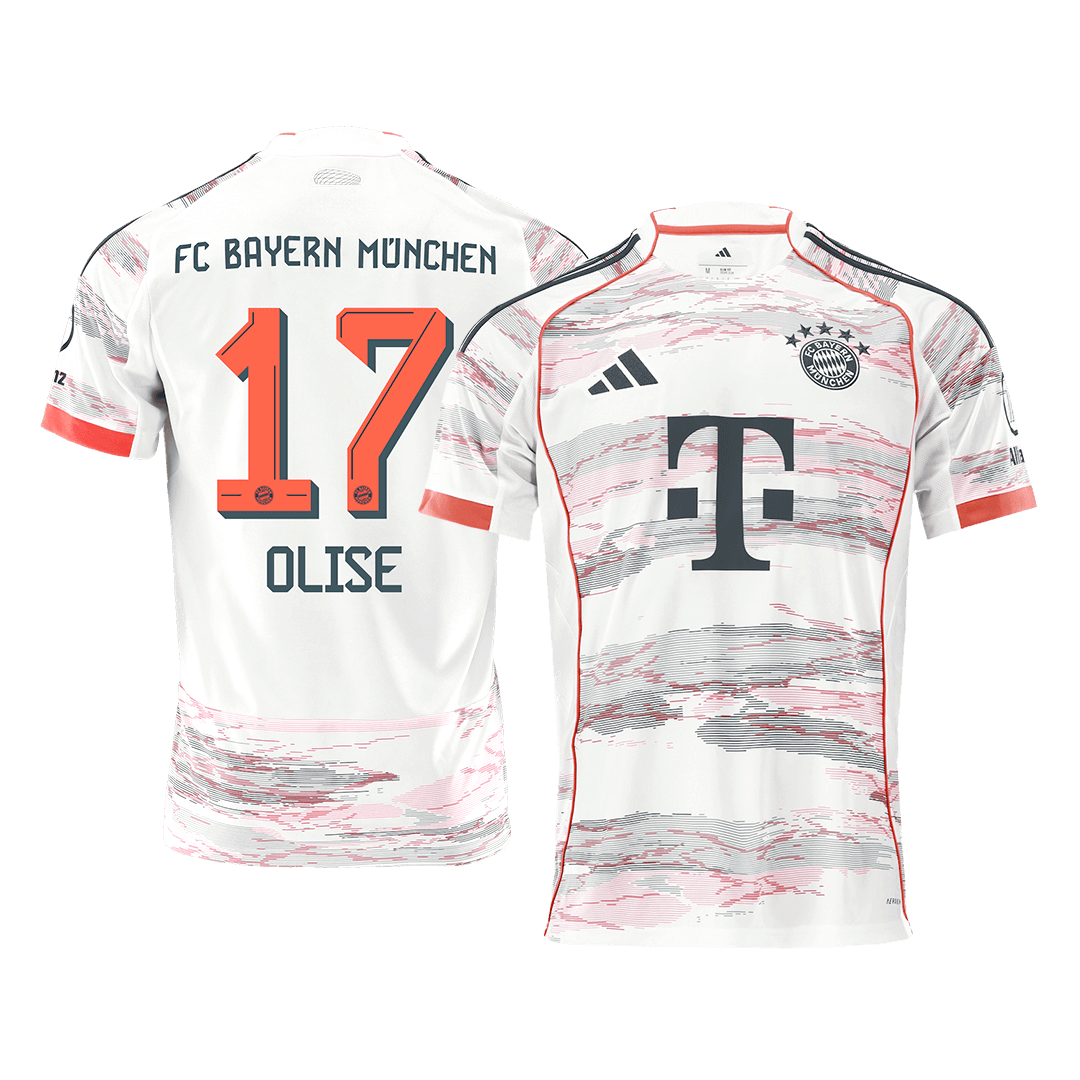 OLISE #17 Munich Extérieur Maillot 2025/26 Blanc
