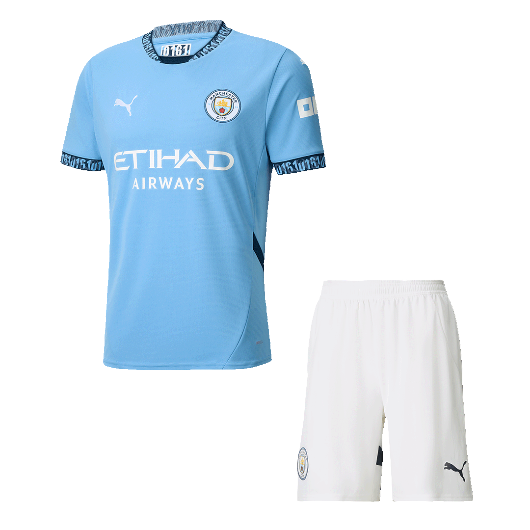 Manchester City Domicile Maillot Kit 2024/25 - Super