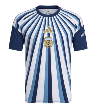 Argentinië Warming-up Shirt - Wereldkampioenschap 2026 Marineblauw
