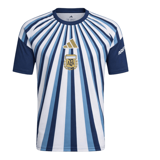 Argentinië Warming-up Shirt - Wereldkampioenschap 2026 Marineblauw