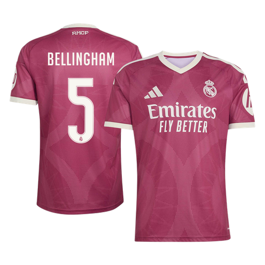 BELLINGHAM #5 Real Madrid Third Maillot 2026/27 Rouge