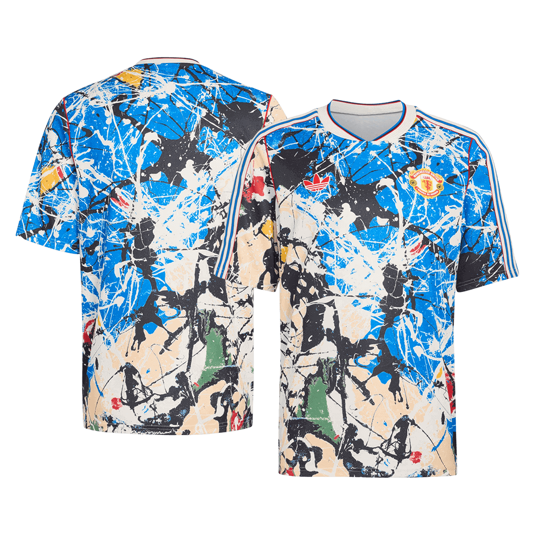 Manchester United Pre-Match Maillot 2025/26 Bleu