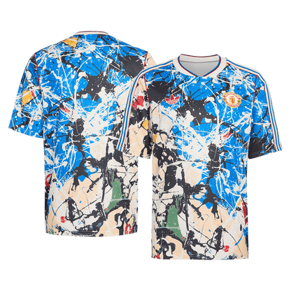 Manchester United Pre-Match Maillot 2025/26 Bleu