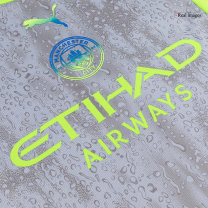 Manchester City Third Maillot Kit 2025/26 Gris